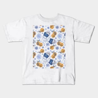 Mittens and Bells Kids T-Shirt